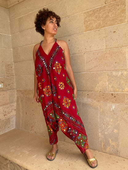 Embroidered jumpsuit